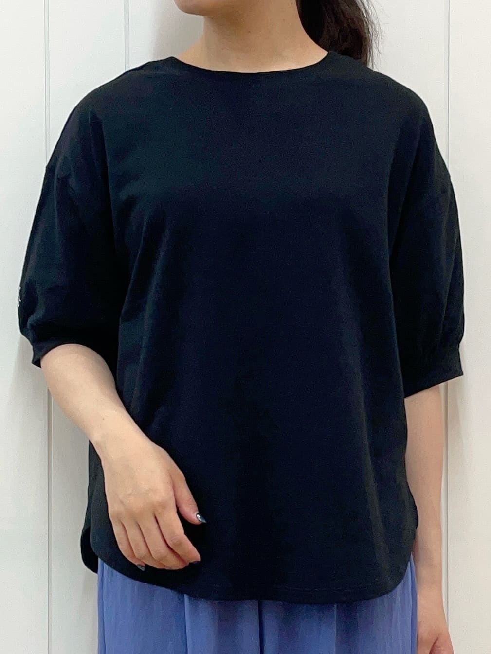 Mayaさんの「Dessin｜【ウエストゴム/洗える】リラクシーナイロンパンツ」を使ったコーディネート