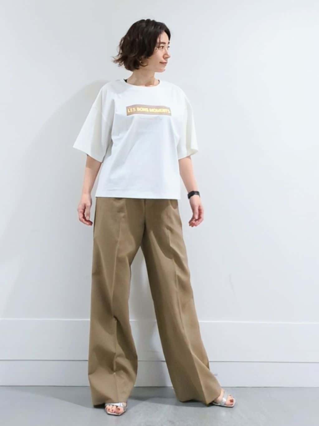 ミズタさんの「UNTITLED｜【吸水速乾/洗える】ハーフスリーブジャケット」を使ったコーディネート
