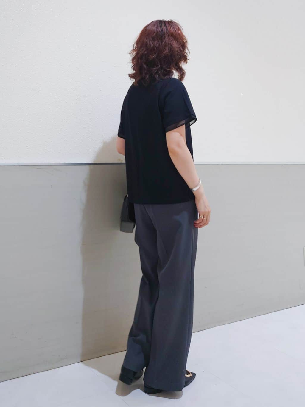 maruさんの「THE SHOP TK｜ノーカラージレ【セットアップ可/洗濯機OK】」を使ったコーディネート