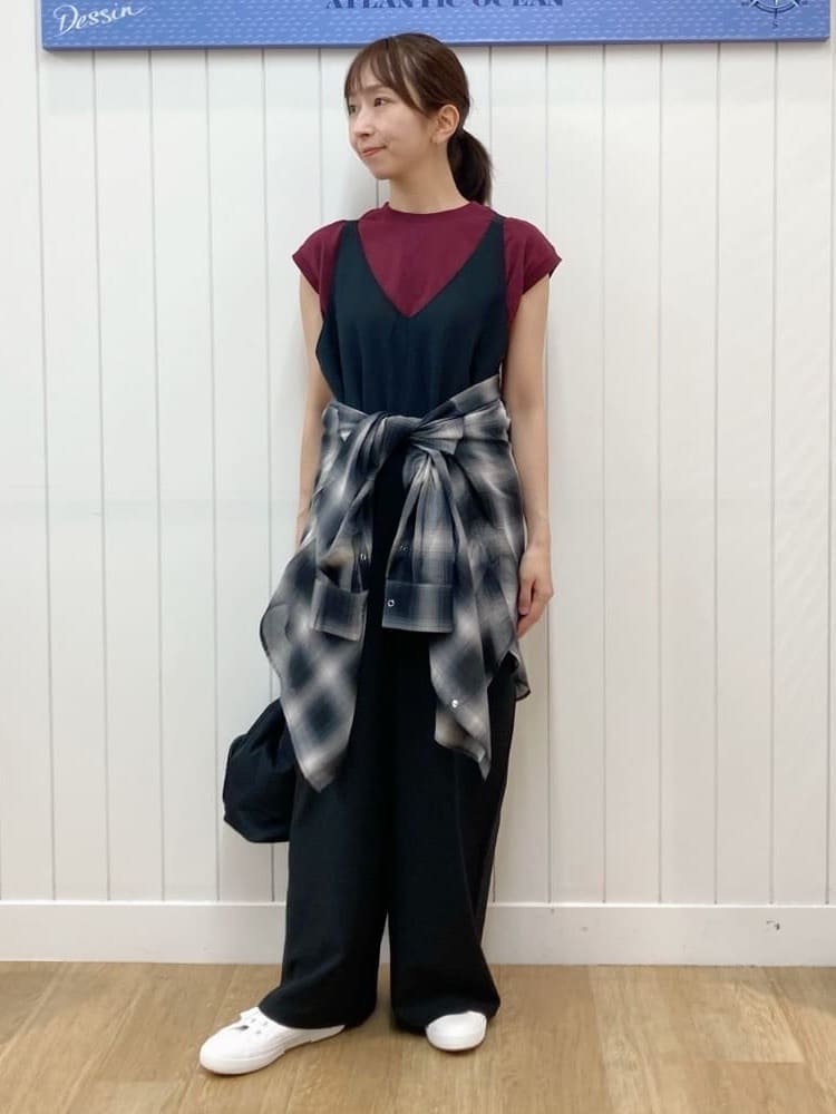 yoshiさんの「Dessin｜【洗える】ストレッチオールインワン」を使ったコーディネート