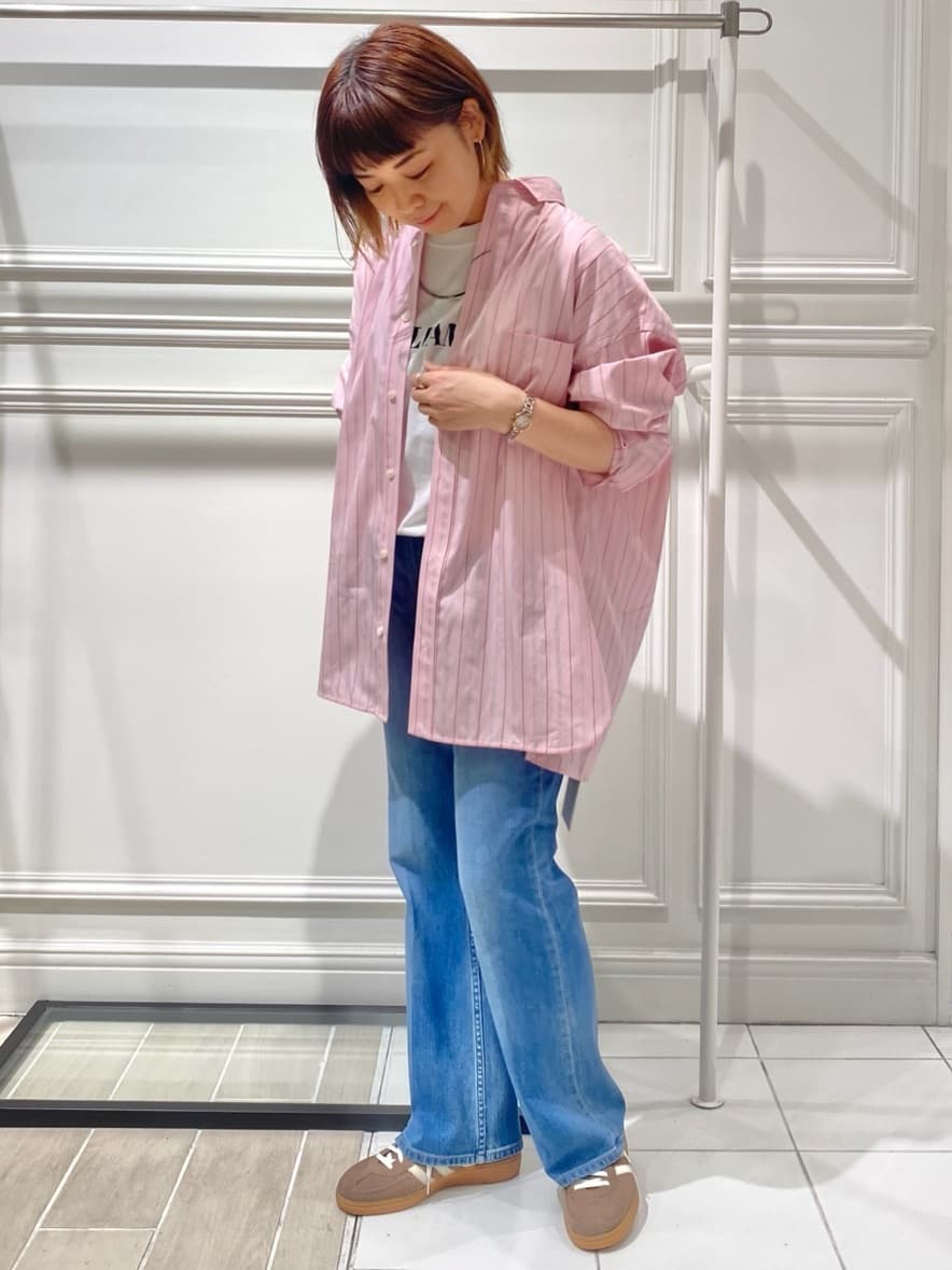 AKKOさんの「UNTITLED｜【TICCA】スクエアビッグシャツ」を使ったコーディネート