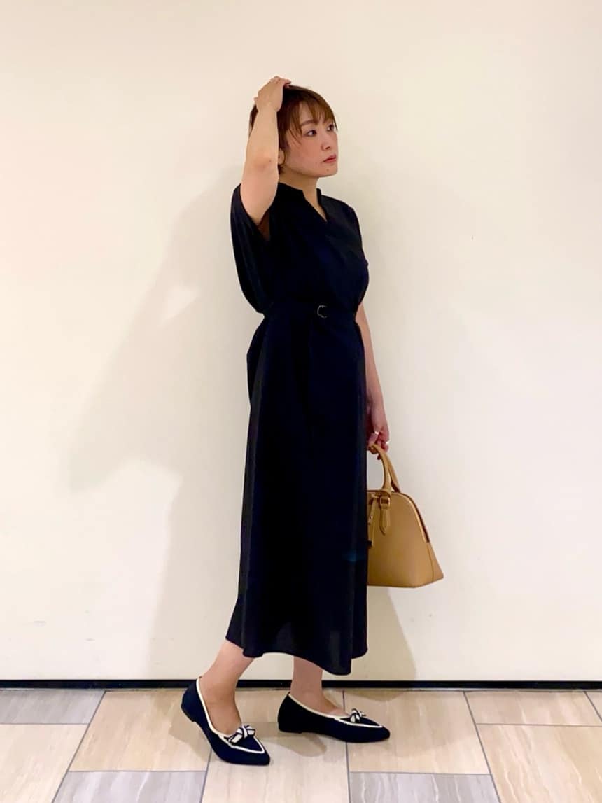 mari_831さんの「UNTITLED｜【UV/はっ水】リラククールワンピース」を使ったコーディネート