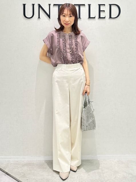 Miwaさんの「UNTITLED｜◆【接触冷感/UV機能/遮熱】ジャージカーディガン」を使ったコーディネート