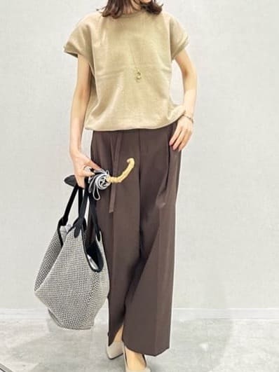 Miwaさんの「UNTITLED｜ライトダブルリングネックレス」を使ったコーディネート
