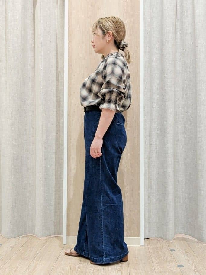 minさんの「grove｜◆【細めのストラップでトレンド感◎】スリムストリングヒールサンダル」を使ったコーディネート