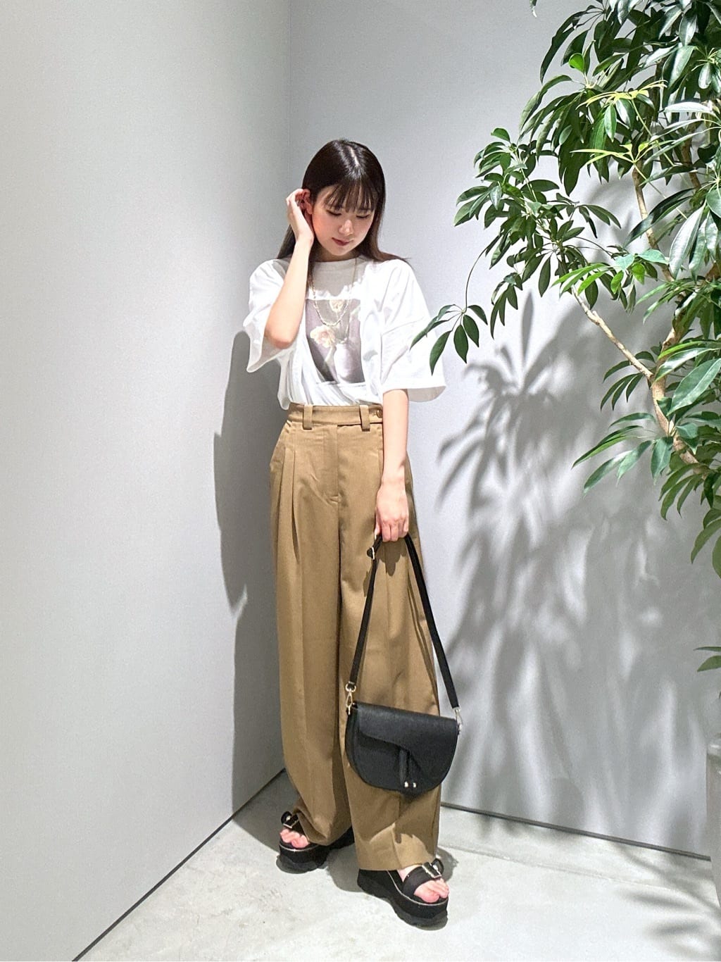 Renoさんの「INDIVI｜Timeless｜モードスラックス」を使ったコーディネート