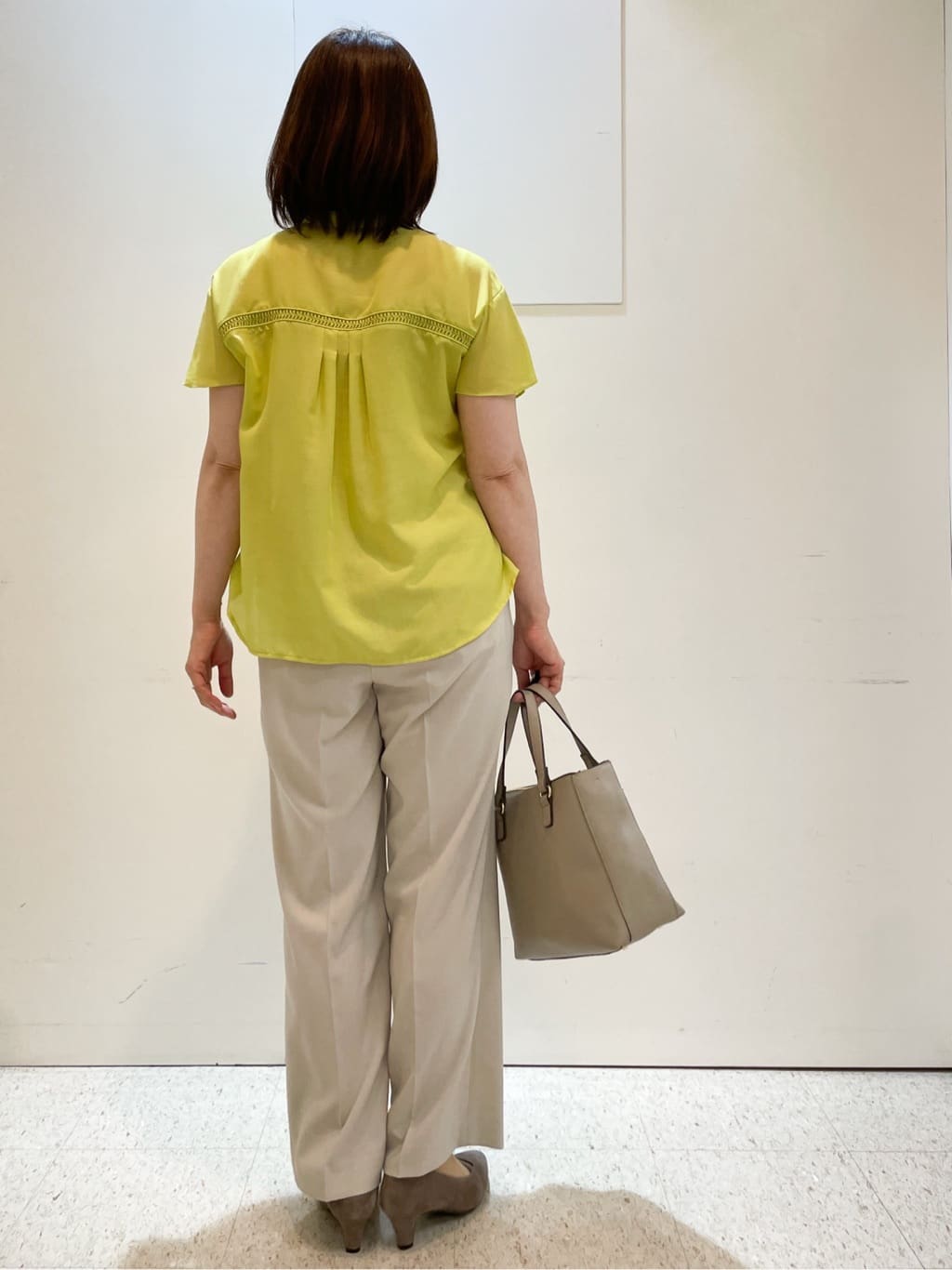 めいさんの「Reflect｜【マシンウォッシュ可】リネンライクフレアパンツ」を使ったコーディネート