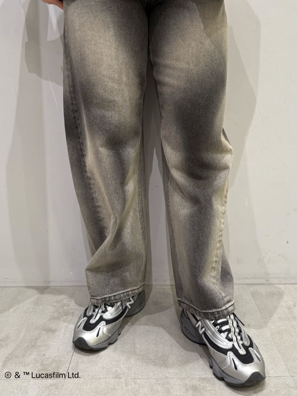 ユウナさんの「TAKEO KIKUCHI｜バレルシルエットパンツ（デニム＆カラーパンツ）」を使ったコーディネート