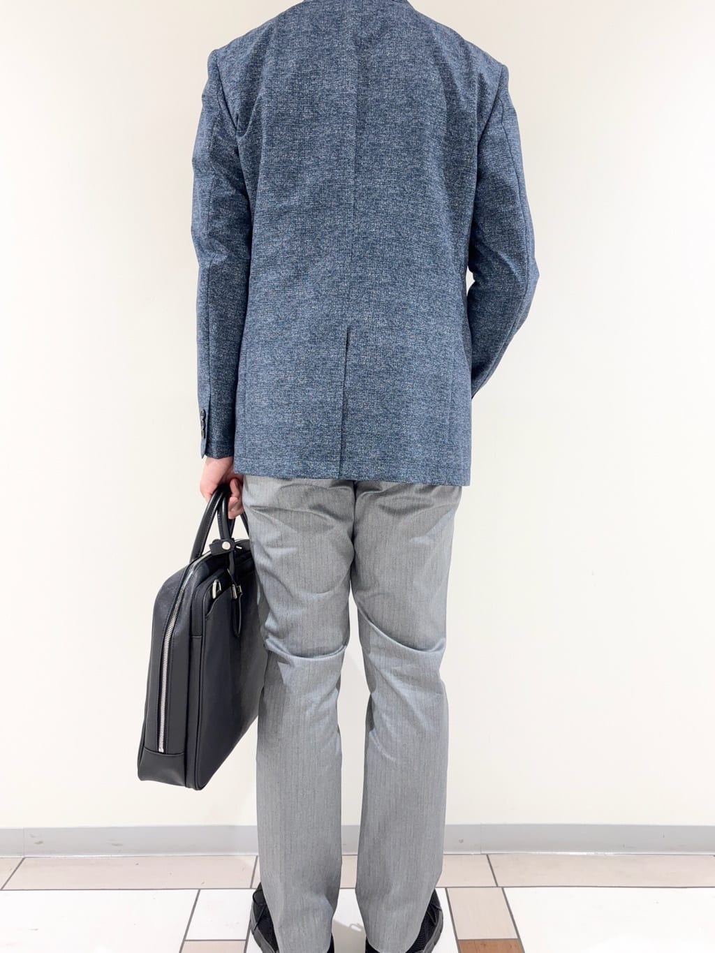 及川さんの「TAKEO KIKUCHI｜【抗菌防臭】COOL DOTS（R）ドビープリント ジャケット」を使ったコーディネート