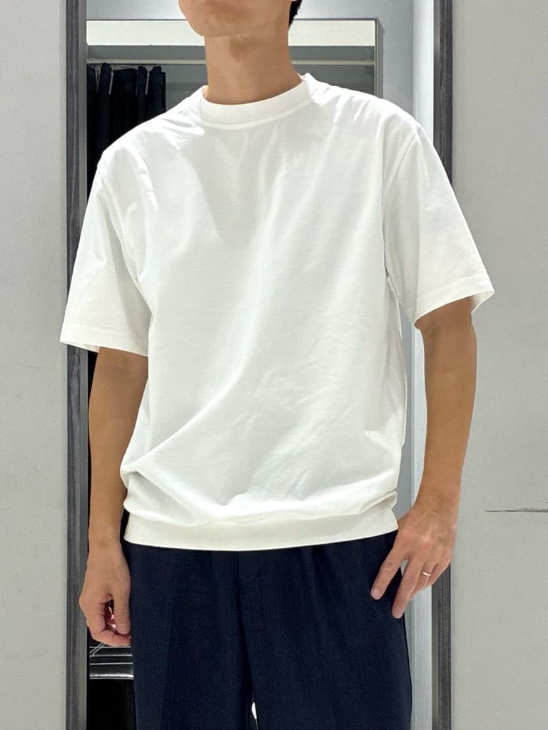 わいずみさんの「TAKEO KIKUCHI｜【COOL CITY WEAR】エアートール オープンカラーシャツ /接触冷感・通気性」を使ったコーディネート