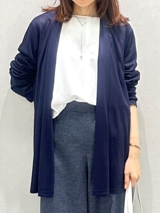 Miwaさんの「UNTITLED｜◆【接触冷感/UV機能/遮熱】ジャージカーディガン」を使ったコーディネート