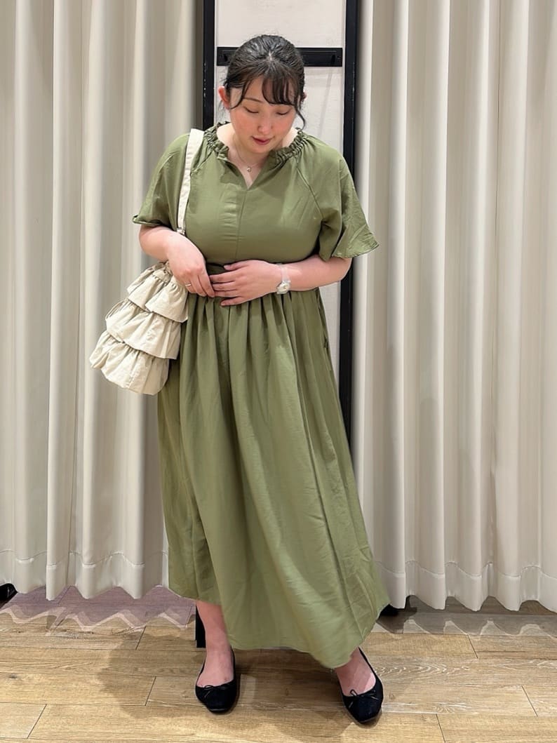 suzuさんの「grove｜最終お値下げ！！【人間工学】つつまれフィットバレエシューズ （抗菌防臭加工裏地使用）」を使ったコーディネート