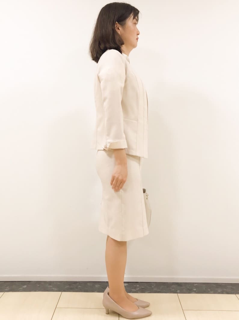 yukinaさんの「COUP DE CHANCE｜◆【手洗い可／日本製】パフスリーブブラウス」を使ったコーディネート
