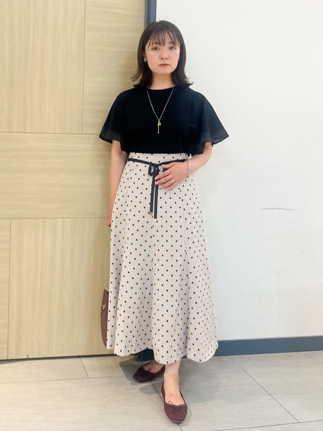 YOさんの「grove｜【人間工学】つつまれフィットバレエシューズ （抗菌防臭加工裏地使用）」を使ったコーディネート
