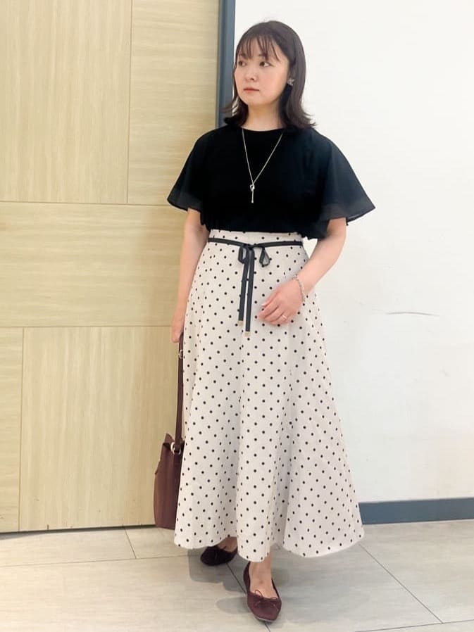 YOさんの「grove｜【人間工学】つつまれフィットバレエシューズ （抗菌防臭加工裏地使用）」を使ったコーディネート