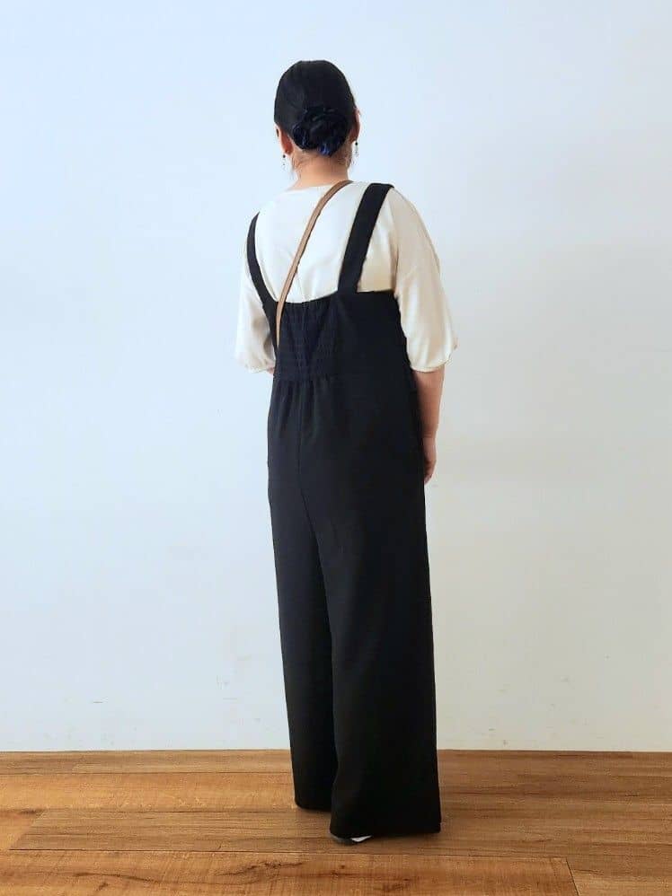 くまさんの「SHOO･LA･RUE｜【ひんやり/洗える/S-LL】袖ねじりシルケットトップス」を使ったコーディネート