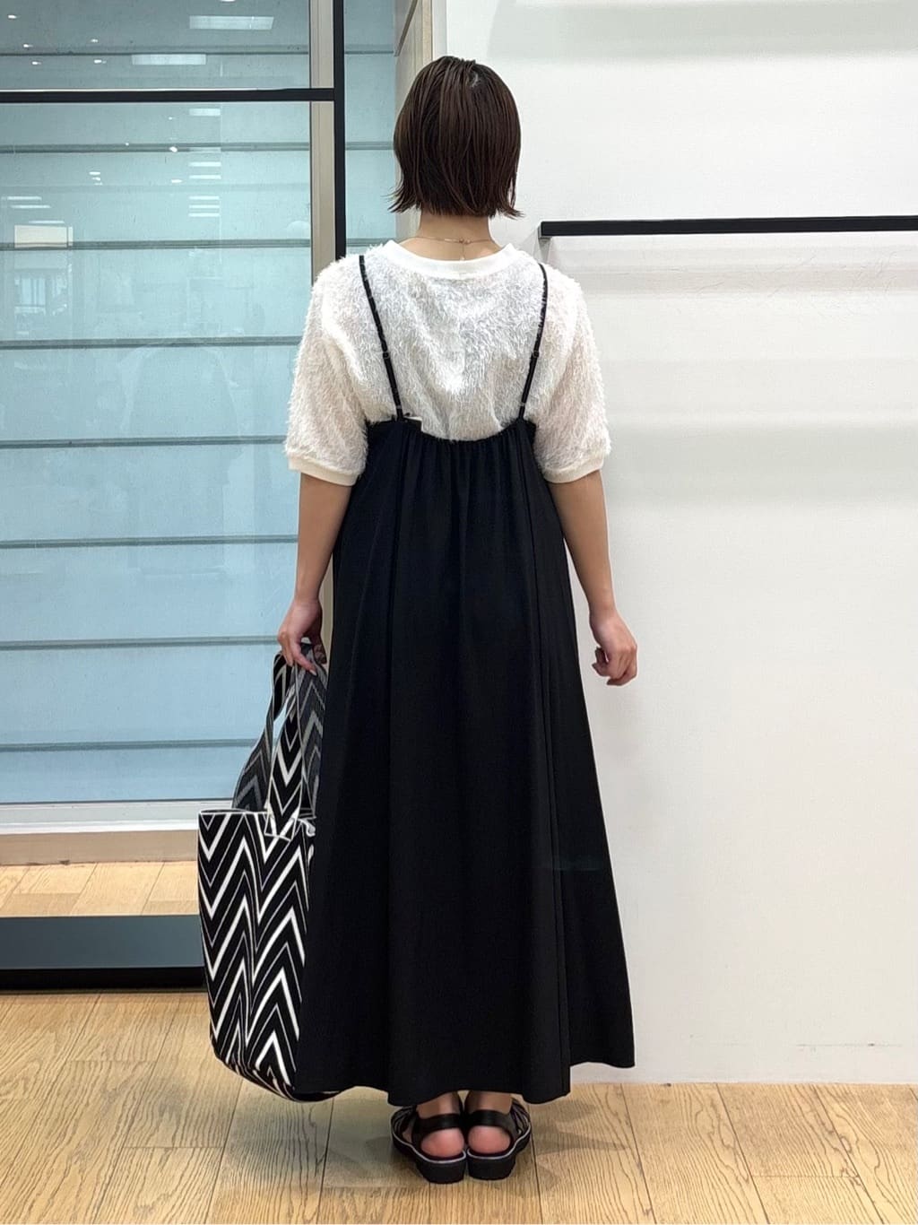 asamiさんの「INDIVI｜ヘアリージャカードトップス」を使ったコーディネート
