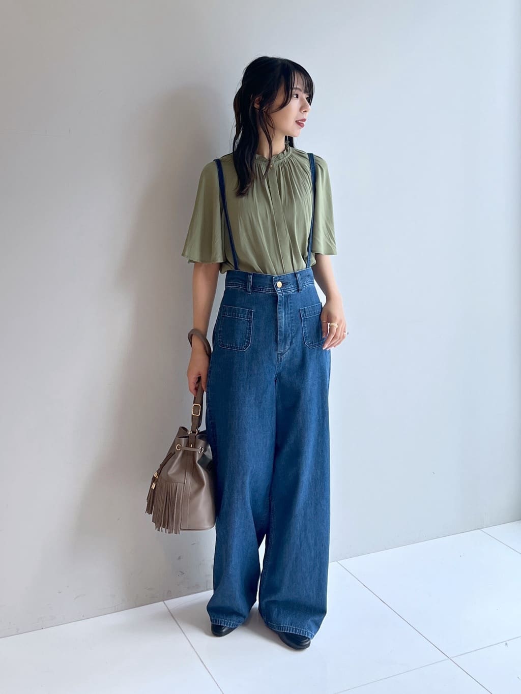 cotaniさんの「grove｜【Lee&times;grove別注】SAILOR STRAP DENIM」を使ったコーディネート