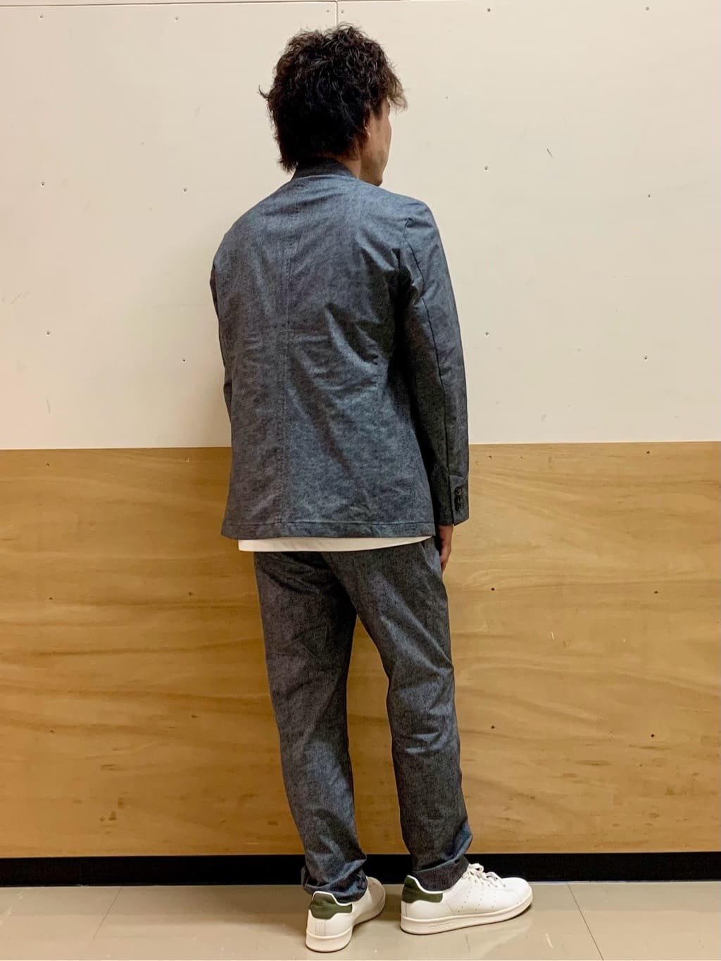 MATUさんの「THE SHOP TK｜スマートムーブメッシュバーズアイジャケット【軽量/洗濯機OK/セットアップ可】」を使ったコーディネート