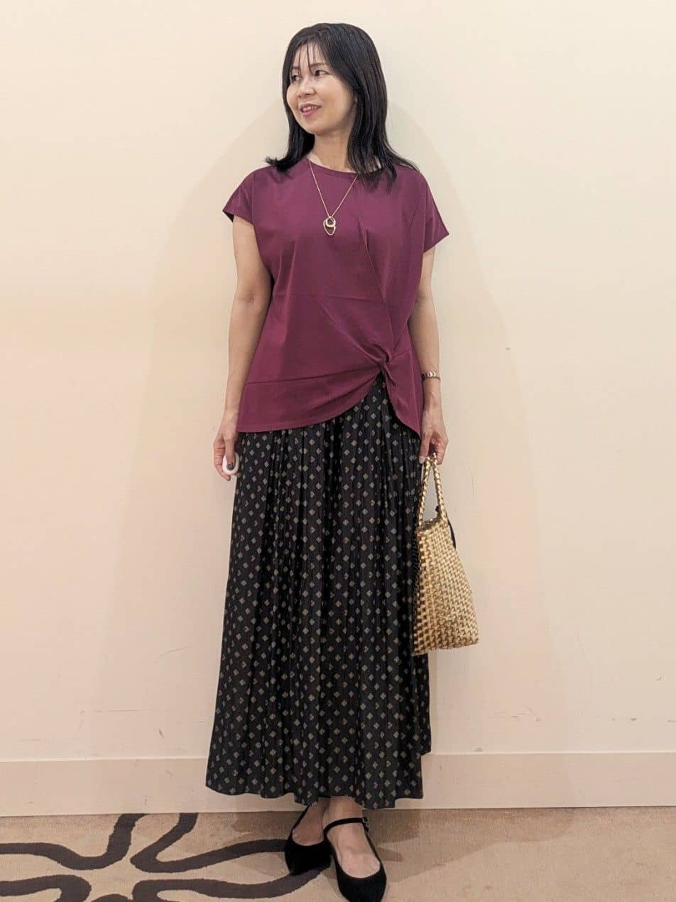 laverさんの「UNTITLED｜【洗える/Tシャツ】ツイストプルオーバー」を使ったコーディネート