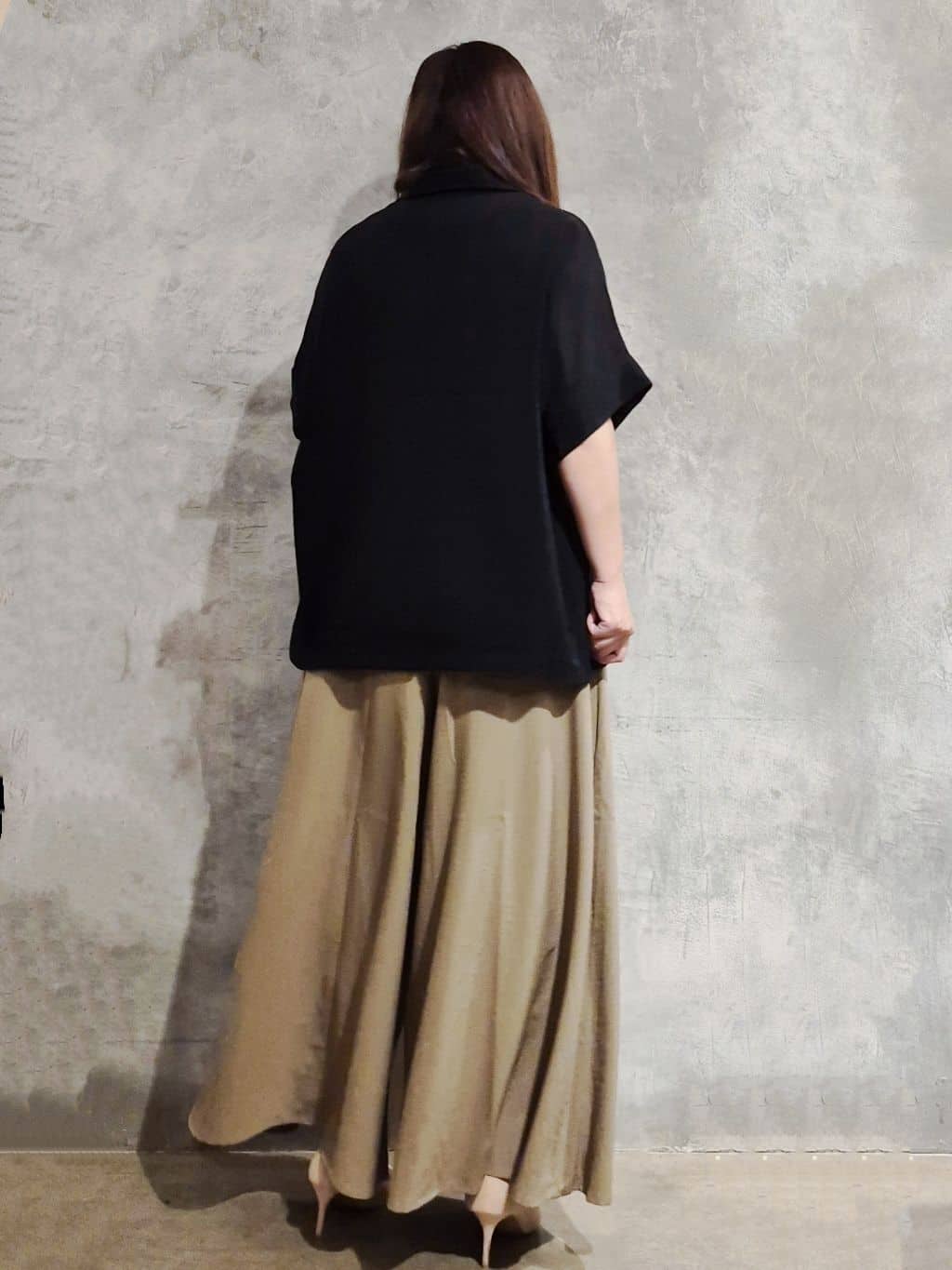 ひさえさんの「THE SHOP TK｜ドルマン半袖ジャケット【洗える】」を使ったコーディネート