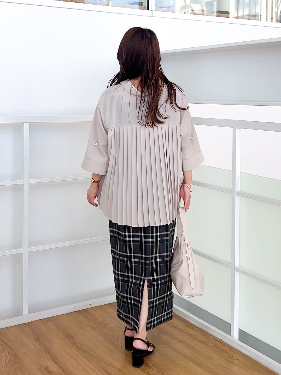 ちびゆきさんの「grove｜【2WAY】1枚でも羽織っても。使える大人のシャツスタイル」を使ったコーディネート