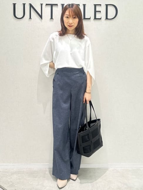 Miwaさんの「UNTITLED｜◆【接触冷感/UV機能/遮熱】ジャージカーディガン」を使ったコーディネート