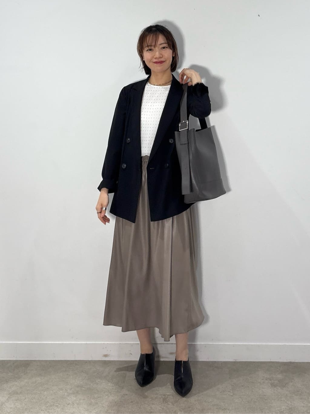 kanaeさんの「INDIVI｜【軽く羽織れる！】ダブルジャケット」を使ったコーディネート