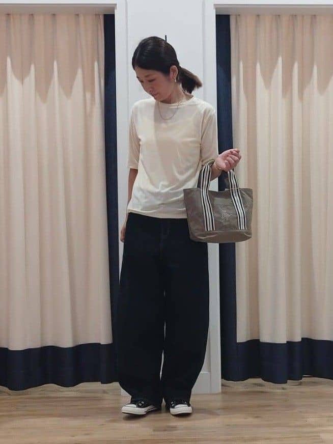 HIROさんの「Dessin｜【洗える】シアーベロアトップス」を使ったコーディネート