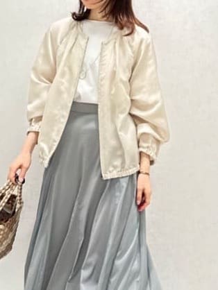 Miwaさんの「UNTITLED｜フープトップネックレス」を使ったコーディネート