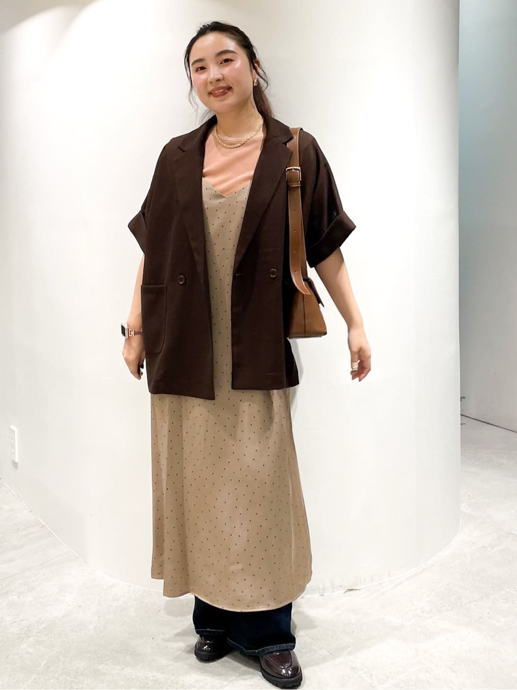 かりんさんの「OPAQUE.CLIP｜フロッキーチュールTシャツ【洗濯機洗い可】」を使ったコーディネート