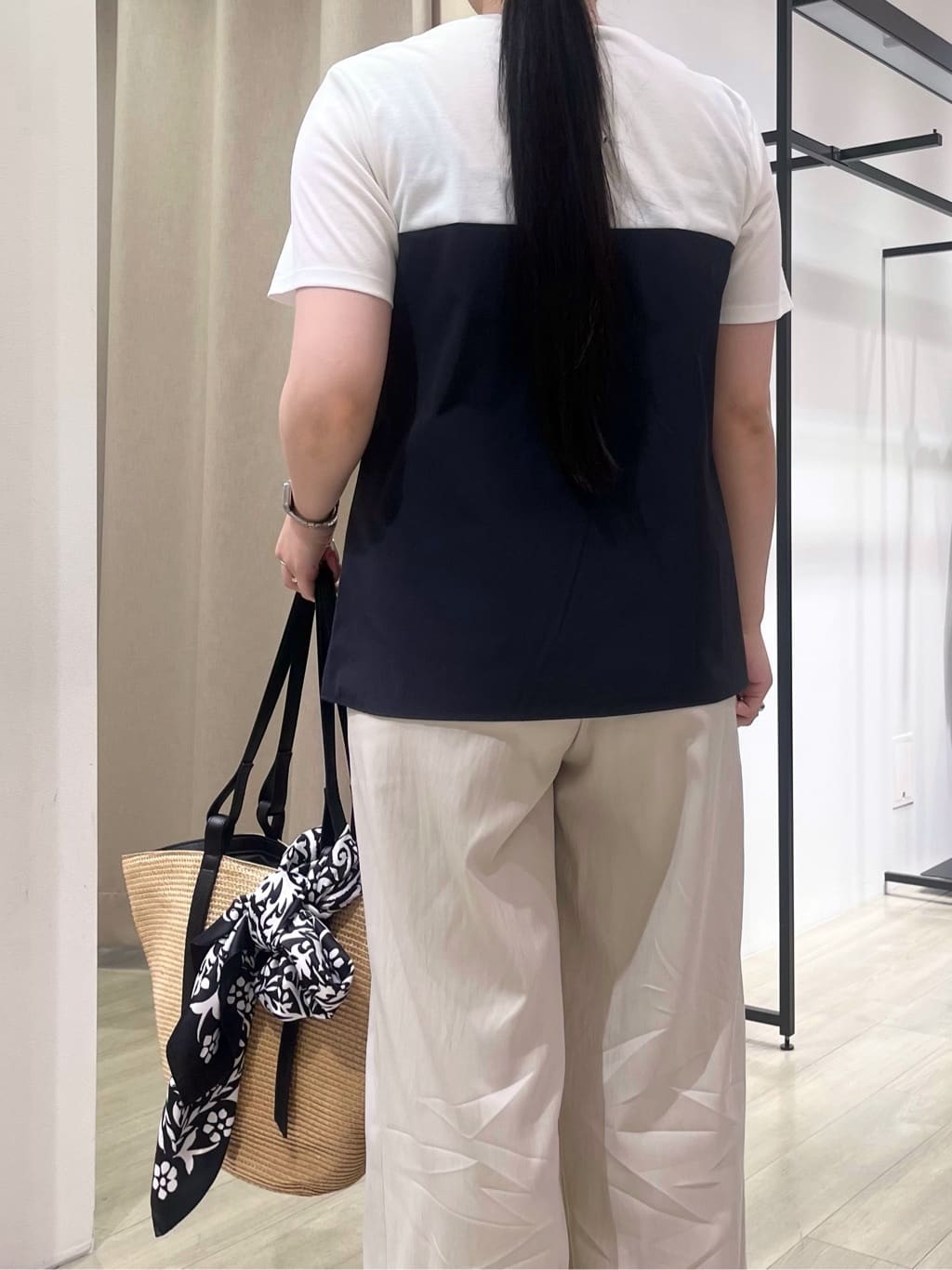hasuさんの「INDIVI｜ラウンドショートネックレス」を使ったコーディネート