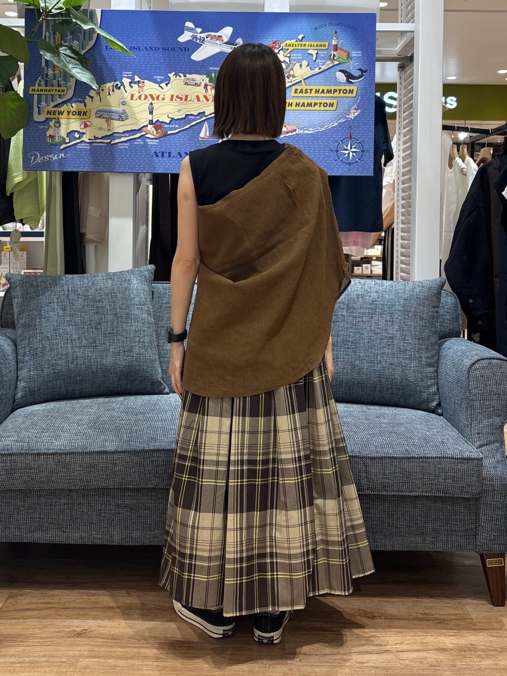 risaさんの「Dessin｜【洗える】ノースリーブカットソー」を使ったコーディネート