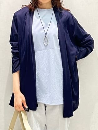 Miwaさんの「UNTITLED｜◆【接触冷感/UV機能/遮熱】ジャージカーディガン」を使ったコーディネート