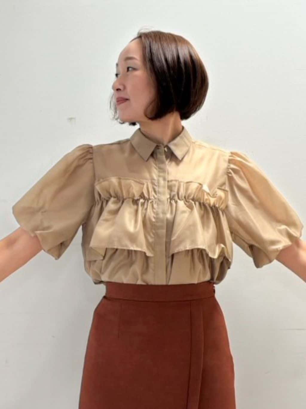 keikoさんの「COUP DE CHANCE｜【手洗い可／日本製】きれいめデザインタイトスカート」を使ったコーディネート