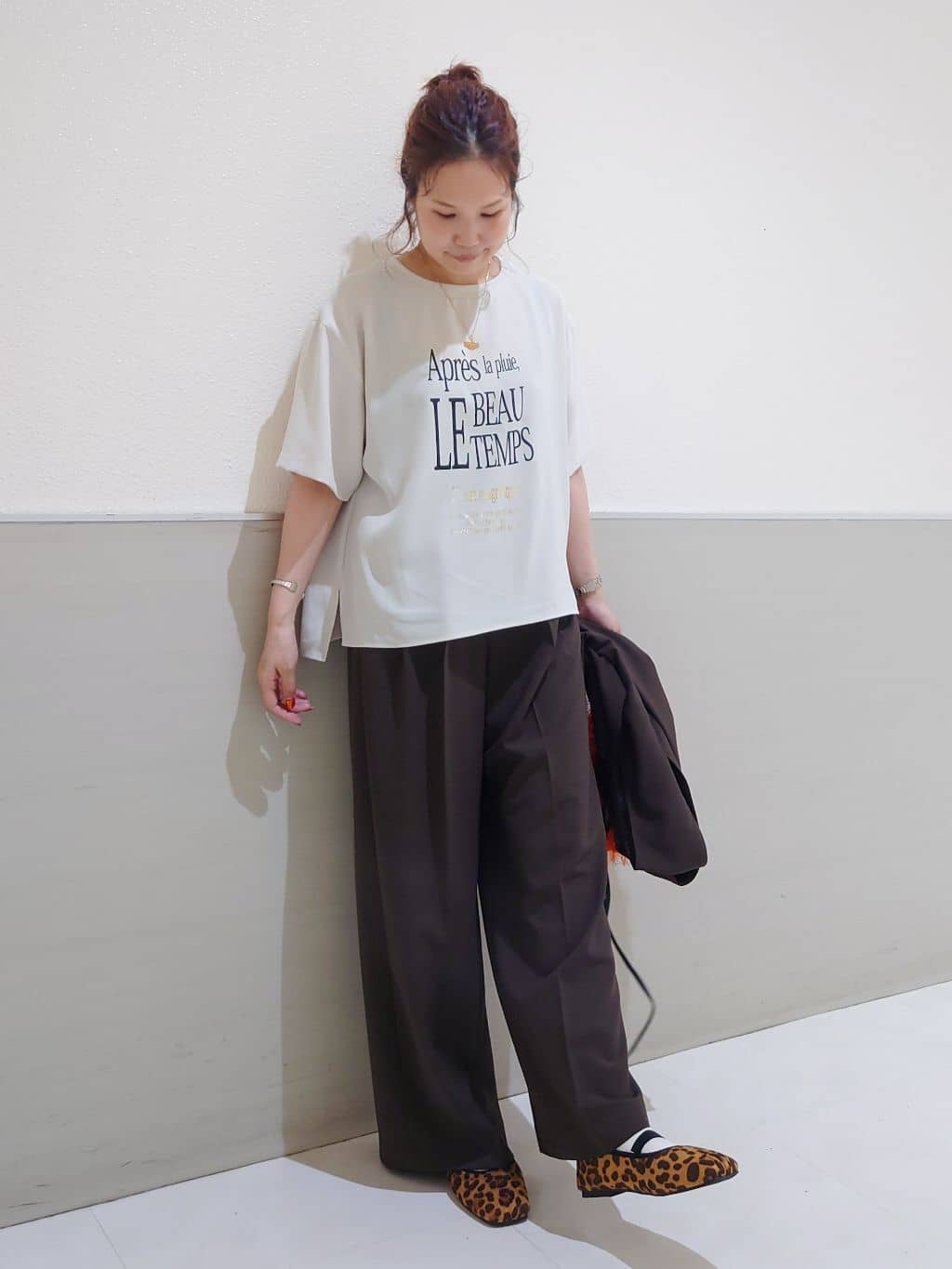 maruさんの「THE SHOP TK｜ノーカラージレ【セットアップ可/洗濯機OK】」を使ったコーディネート