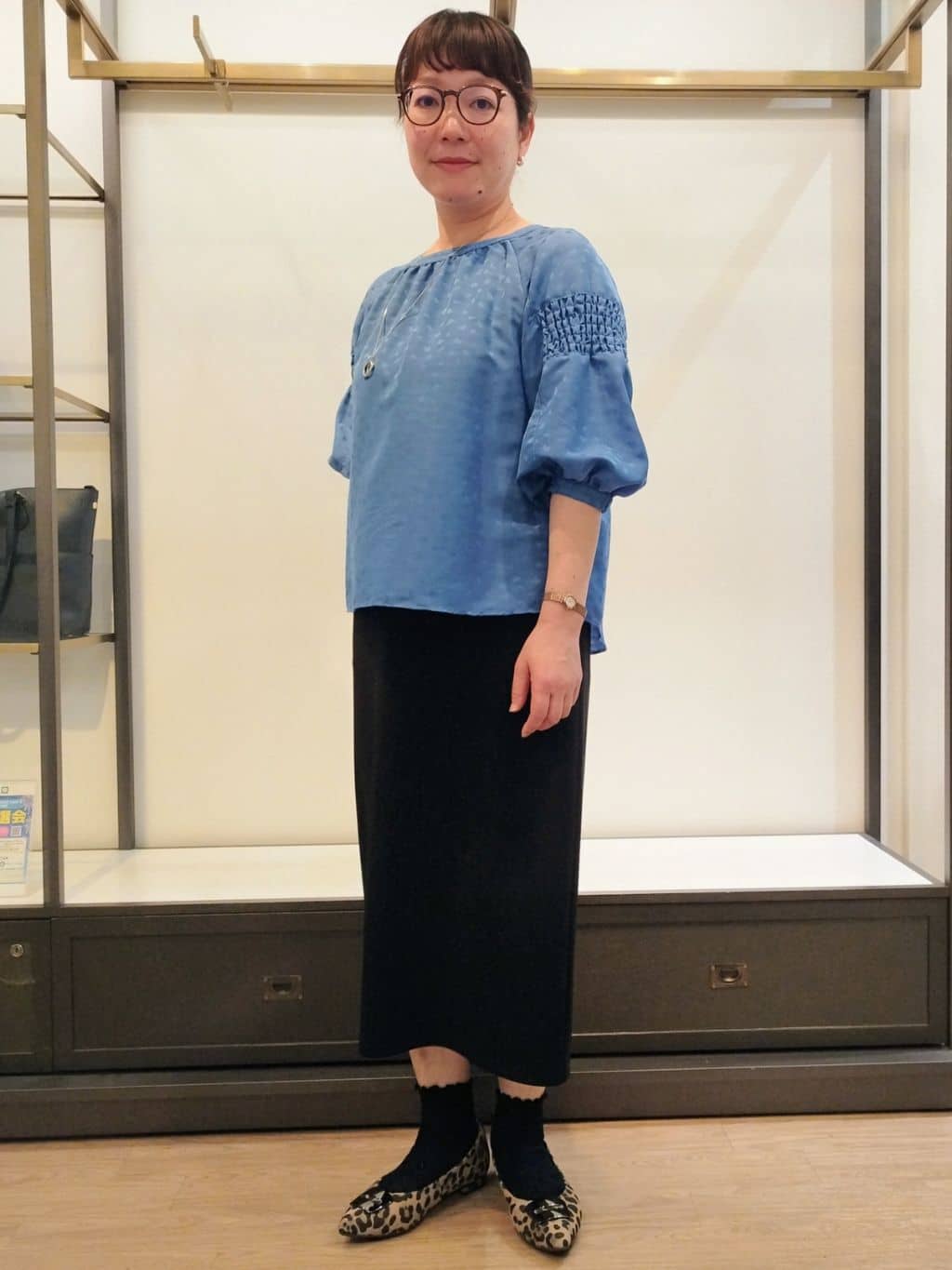 junさんの「Reflect｜【至福の履き心地】&rsquo;25秋冬 やみつきフラットパンプス」を使ったコーディネート