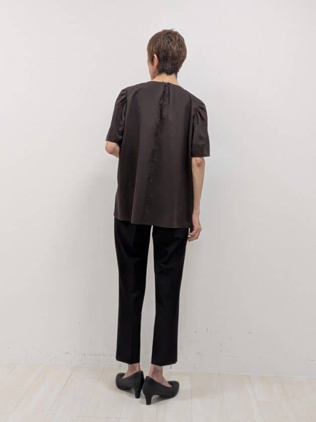 sachiさんの「Reflect｜【すっきり見え！長め丈】ピンタックデザインチュニックブラウス」を使ったコーディネート
