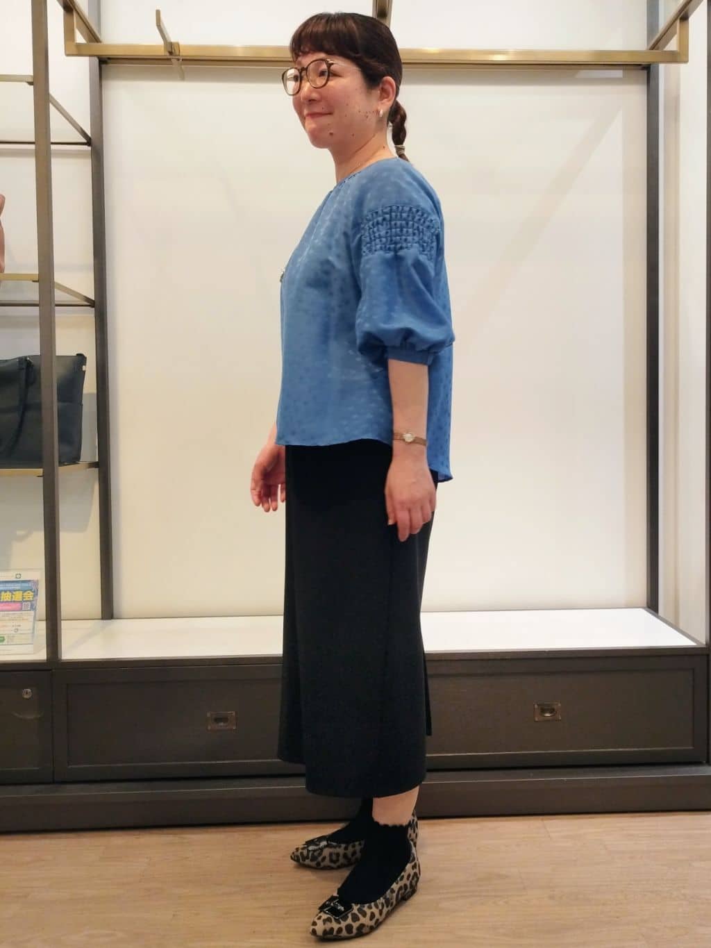 junさんの「Reflect｜【至福の履き心地】&rsquo;25秋冬 やみつきフラットパンプス」を使ったコーディネート