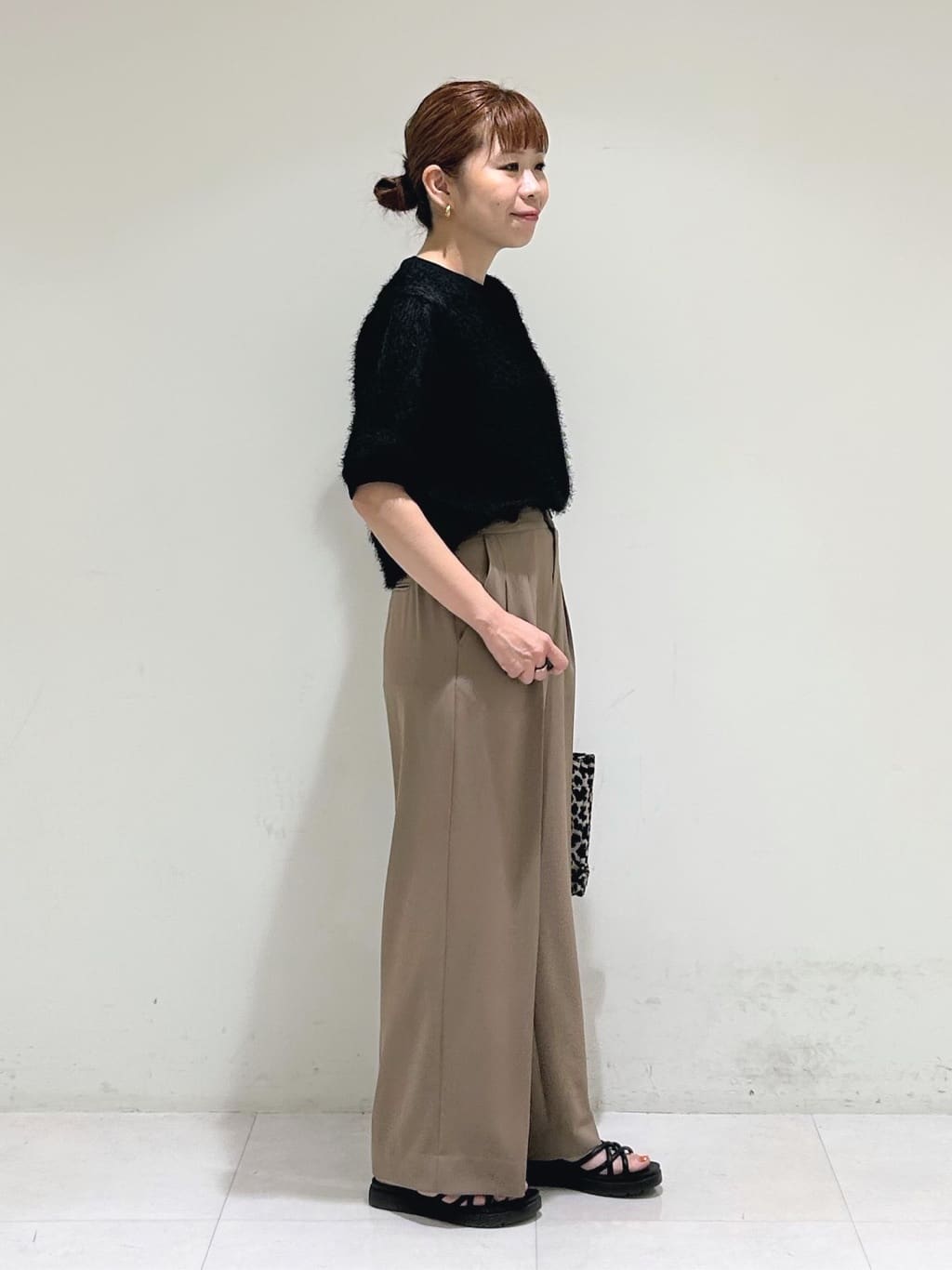 tsuyuさんの「INDIVI｜ツイードスモールトートバッグ」を使ったコーディネート