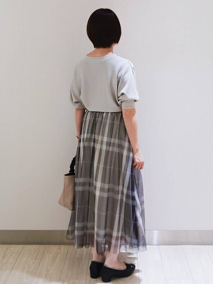 KaHoさんの「index｜《5色展開》前後2WAY ドルマンスリーブニット【UVケア／抗ピル／洗濯機洗い可】」を使ったコーディネート