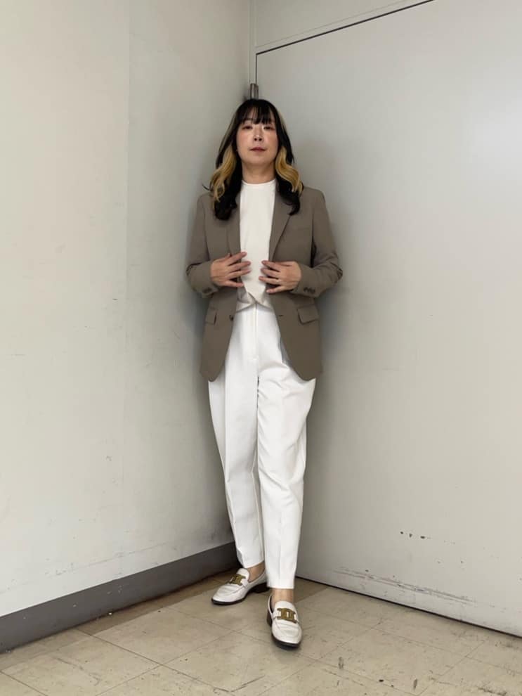 iwさんの「TAKEO KIKUCHI｜【COOL CITY WEAR】アーバンクール ジャケット /接触冷感・吸水速乾」を使ったコーディネート