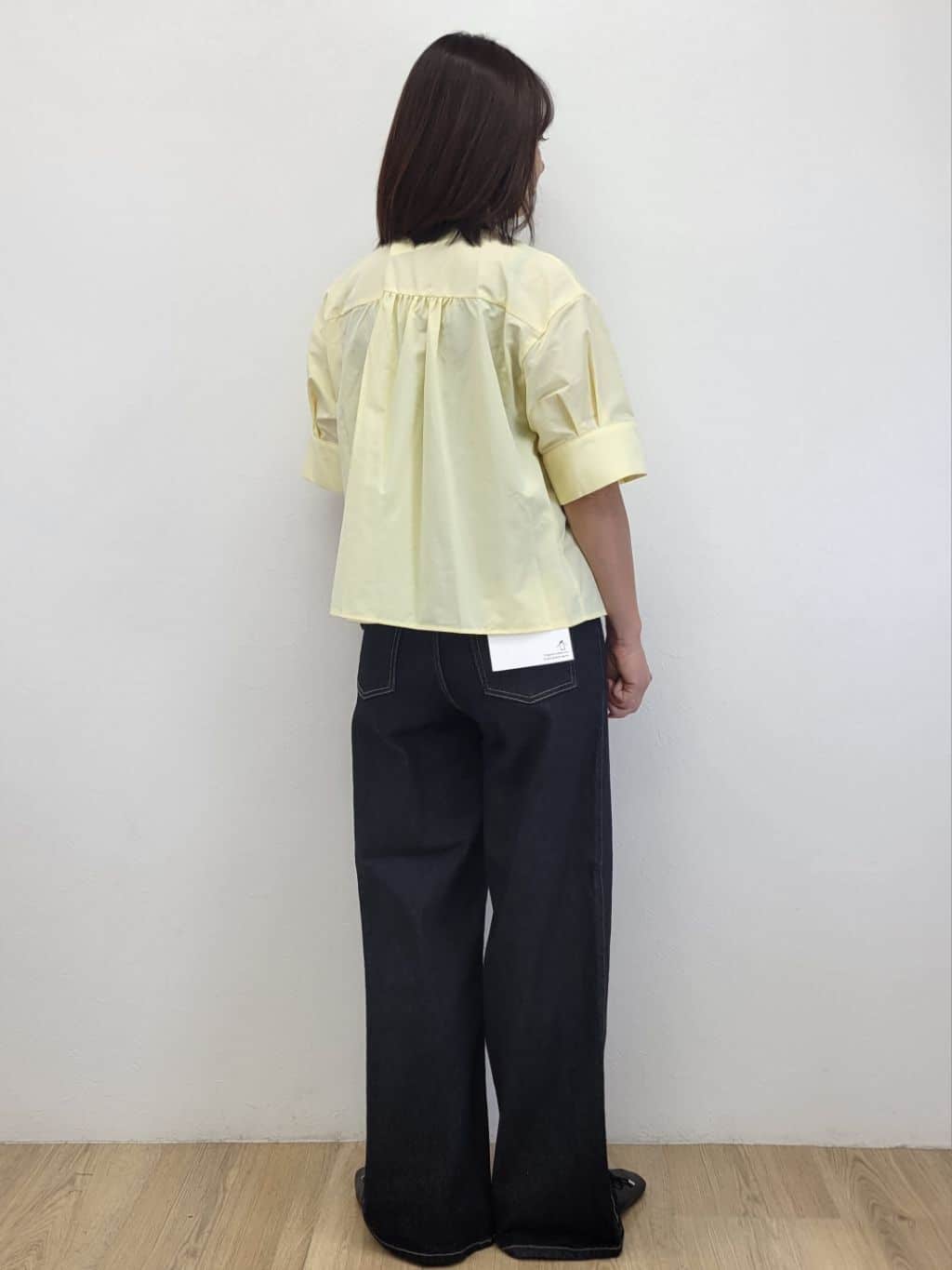 LISAさんの「OPAQUE.CLIP｜ピンタックフレアシャツ【洗濯機洗い可】」を使ったコーディネート