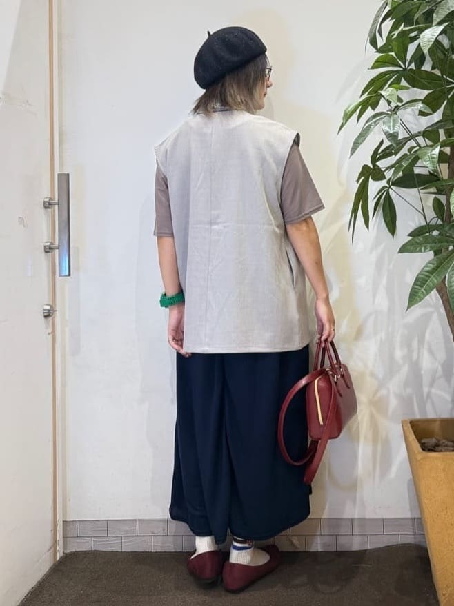 misakiさんの「SHOO･LA･RUE｜【S-LL/セットアップ可/洗濯後しわになりにくい】ダブルベスト」を使ったコーディネート