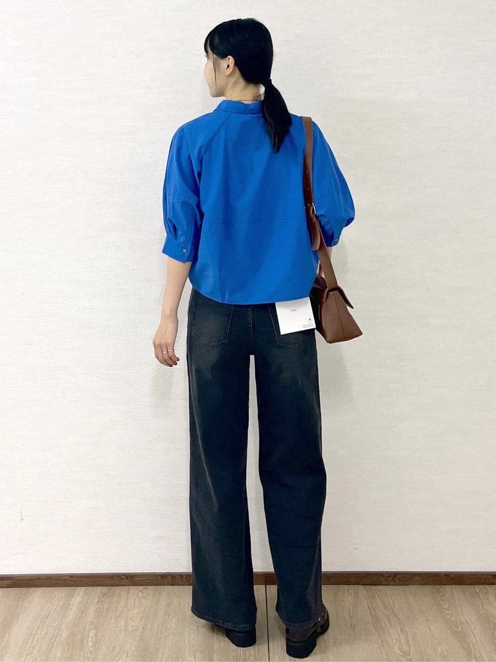 sachikoさんの「OPAQUE.CLIP｜切替フォルムシャツ【洗濯機洗い可】」を使ったコーディネート