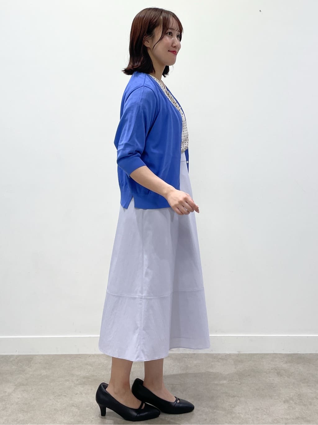 yukariさんの「Reflect｜【マシンウォッシュ可／セットアップ可】コツキ柄プリントブラウス」を使ったコーディネート