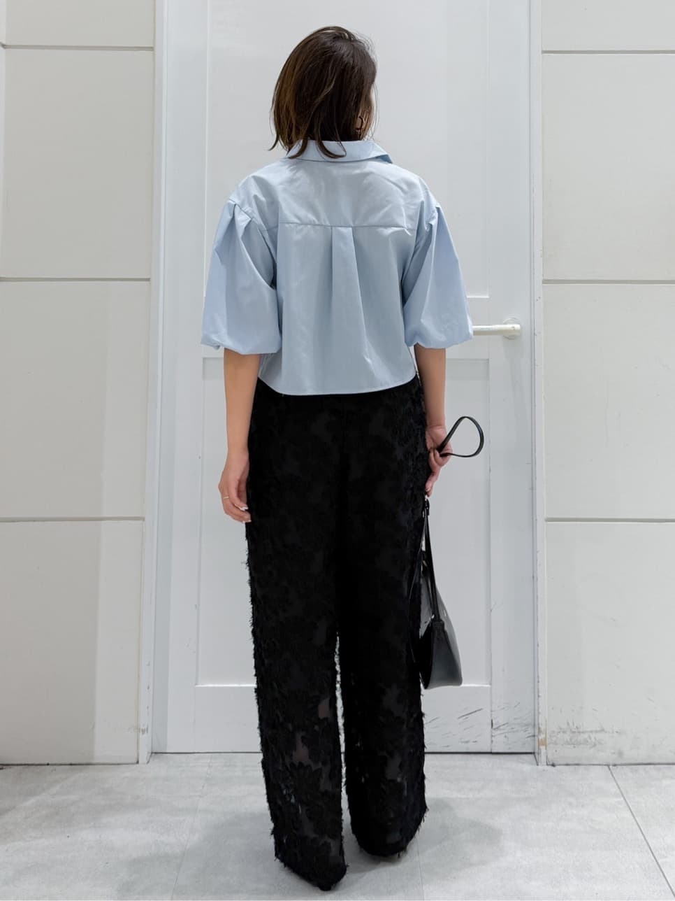 yuka.aさんの「OPAQUE.CLIP｜チェーン&times;フェイクパール マンテルネックレス」を使ったコーディネート