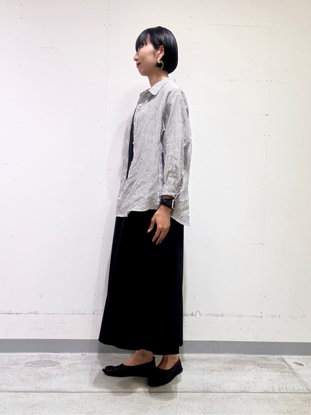 naoさんの「INDIVI｜【UVケア】エアリージョーゼット キャミワンピース」を使ったコーディネート