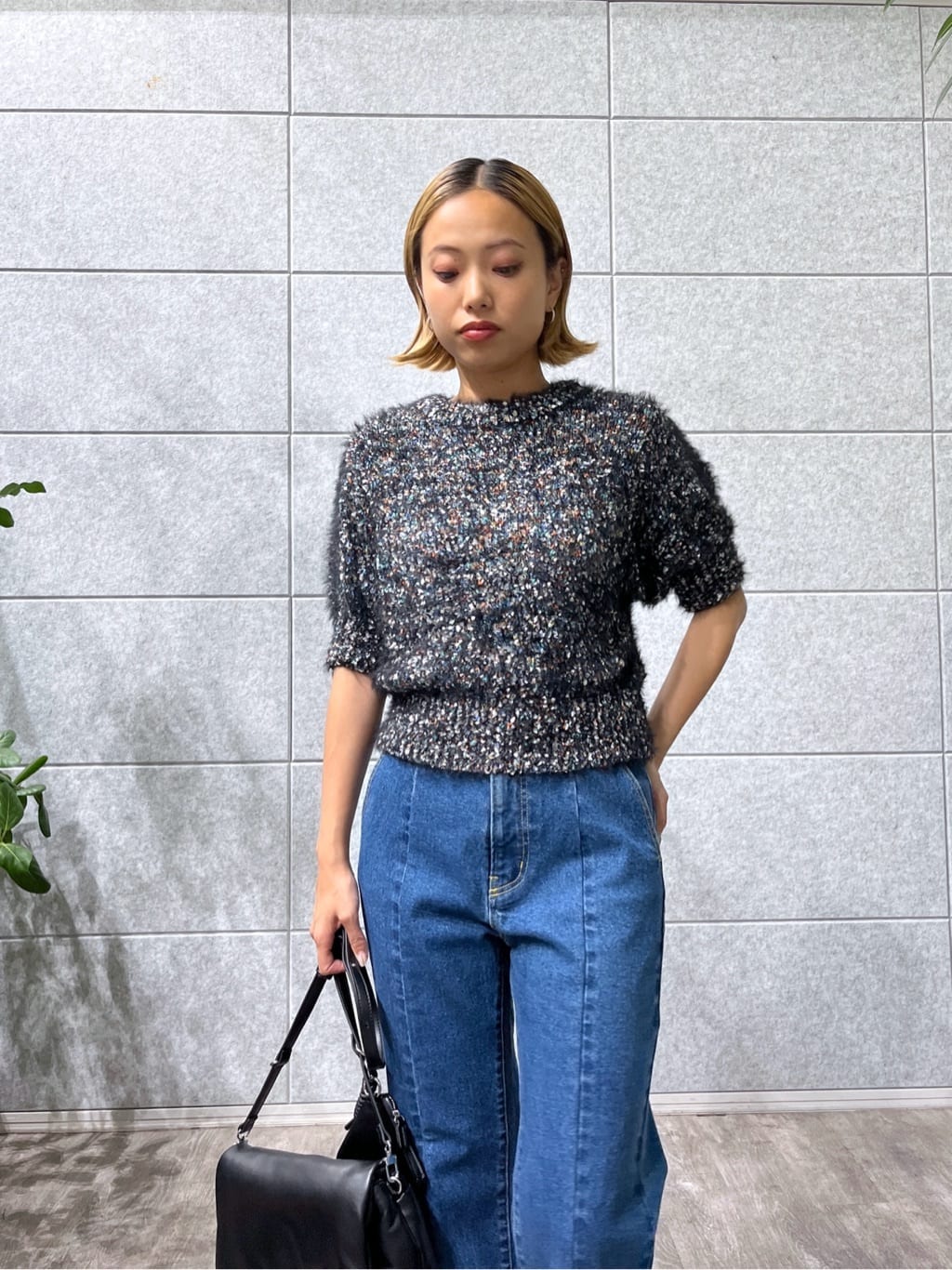 Harukaさんの「INDIVI｜カラーネップニット」を使ったコーディネート