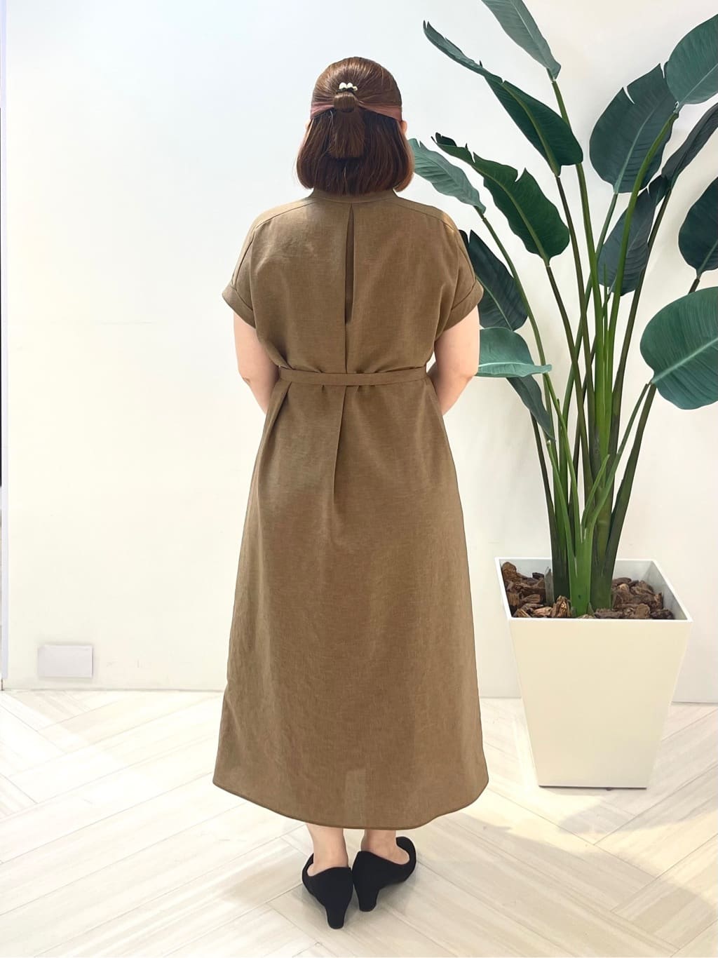 Tomoさんの「UNTITLED｜【UV/はっ水】リラククールワンピース」を使ったコーディネート